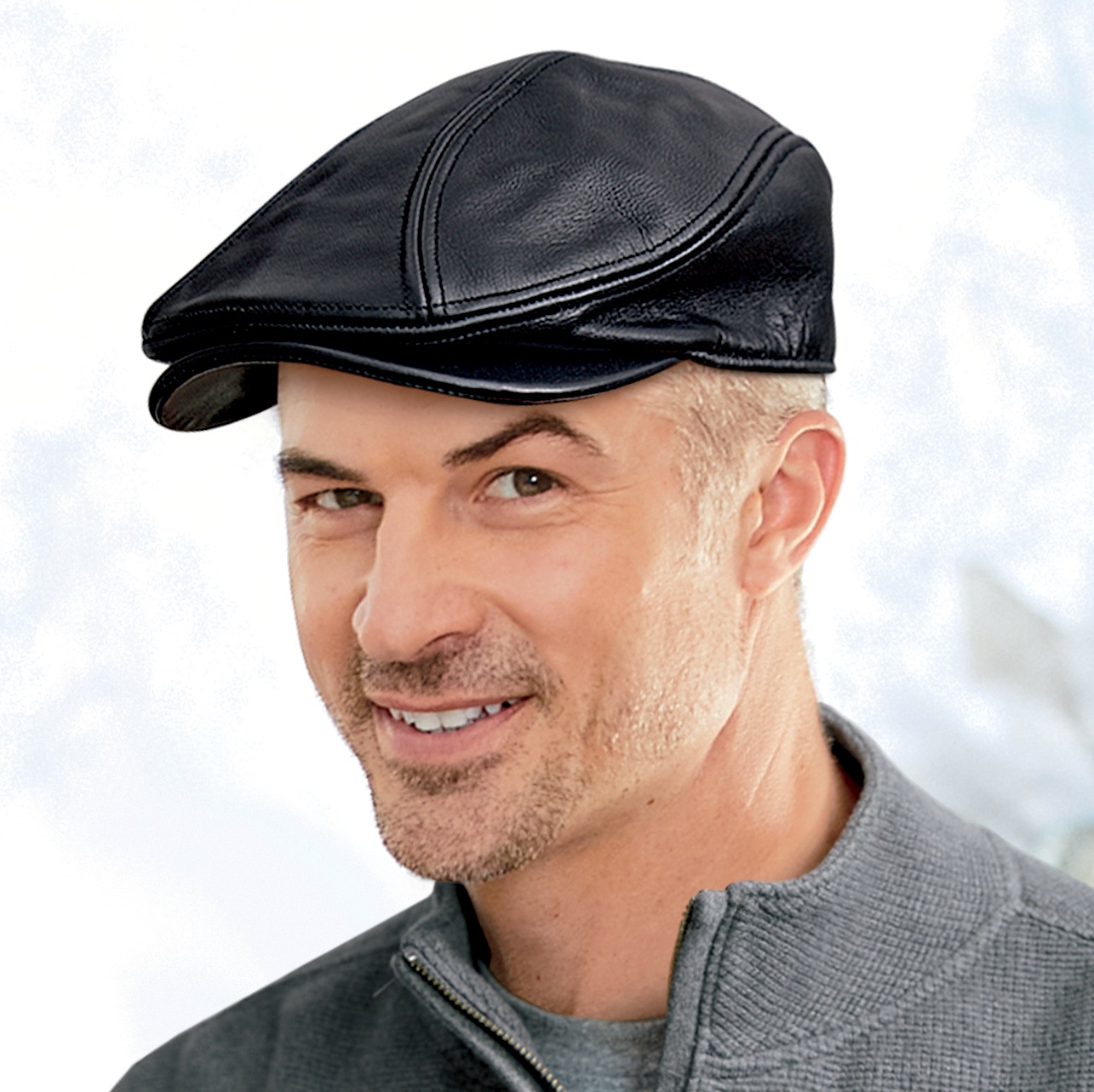 Leather Driving Cap | Country Door