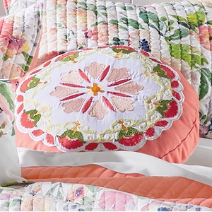 Blossom Round Pillow, , large