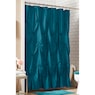 Serene Ruched Shower Curtain, , large