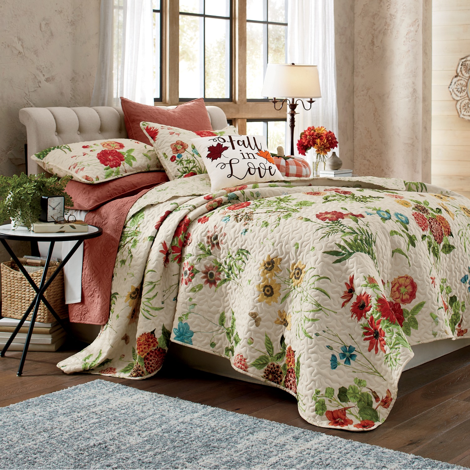 Fall Floral Sham Country Door