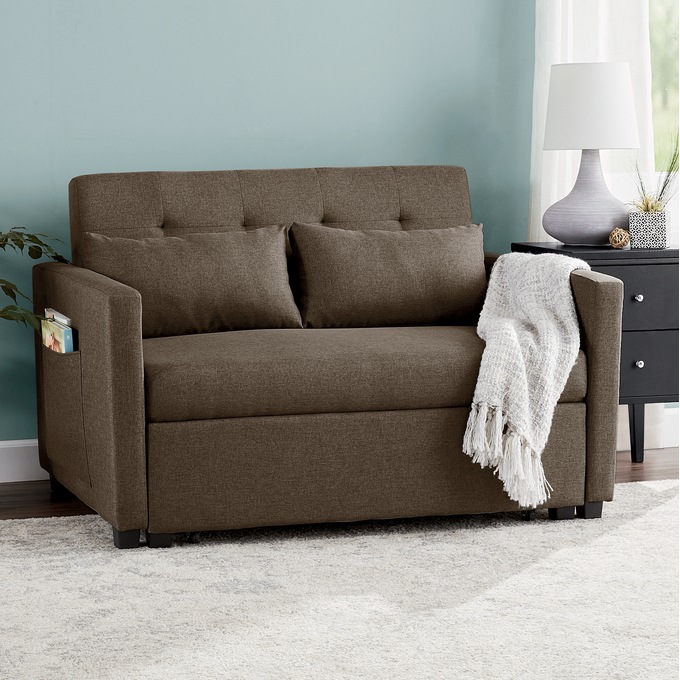 Cali Convertible Sleeper Loveseat, , large