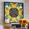 Harvest Sunflower Quilt Art, , large