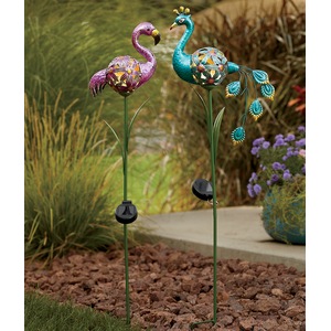 Solar Bird Stake, , large