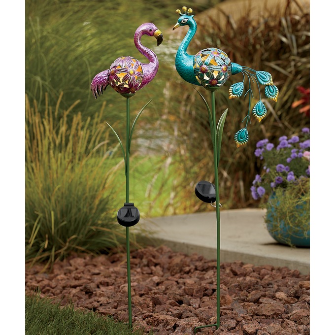 Solar Bird Stake, , large