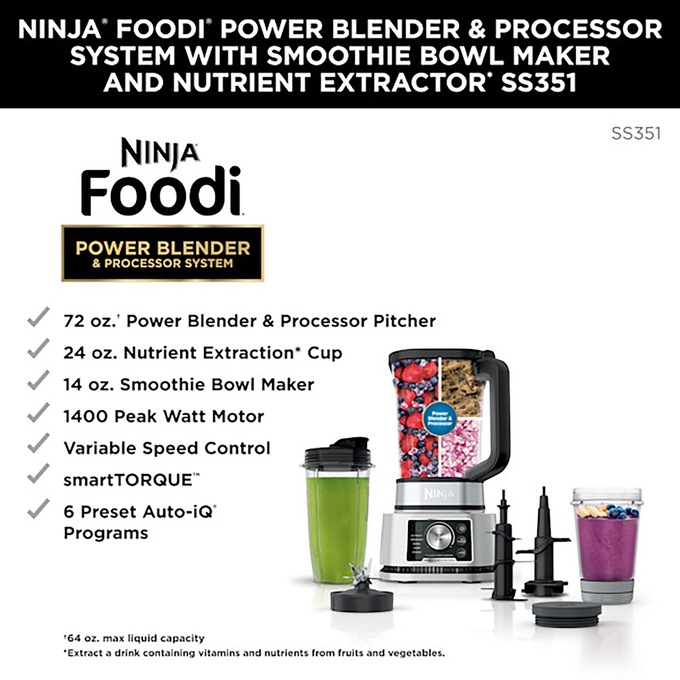 Ninja Foodi Power Blender & Processor System