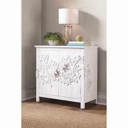 Carved Floral-Swirl Cabinet, , large