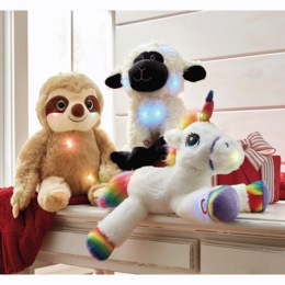 Plush Stuffed Animal with Music &amp; Light, , large
