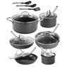 Gotham Steel Pro 15-Piece Hard-Anodized Cookware Set, , large