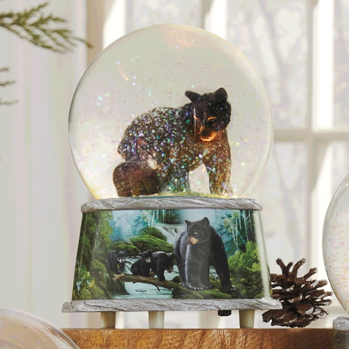 Lit Wildlife Waterglobe, , large