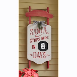 Lit Christmas Countdown Wall D&eacute;cor, , large