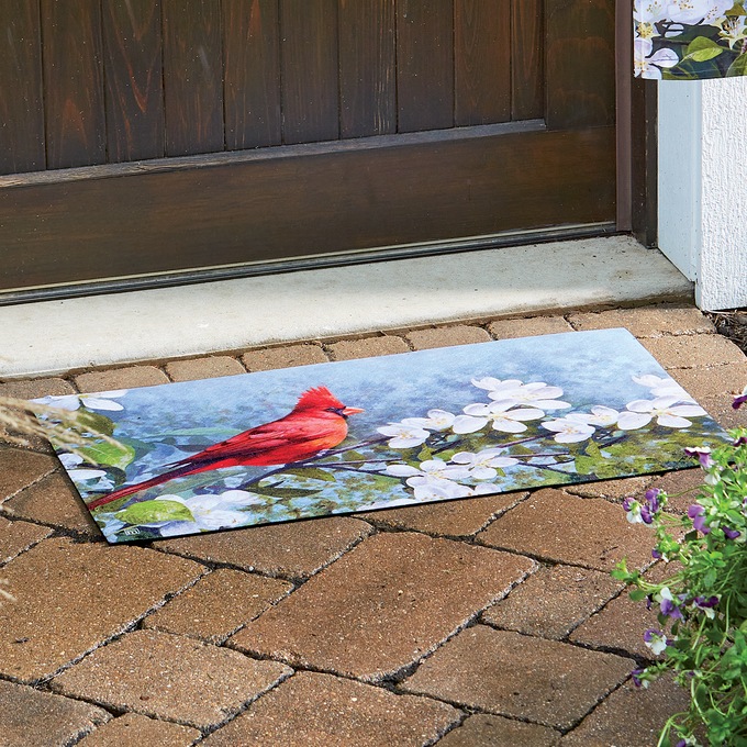 Floral Decorative Matmate - 18" X 30", , large