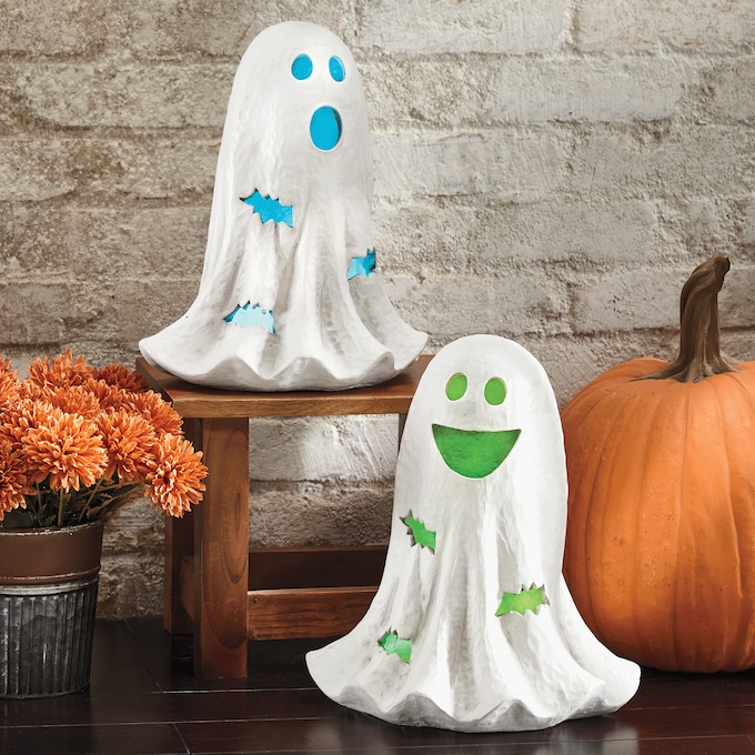 Set of 2 Ghost Lanterns, , large