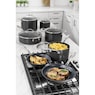 Guy Fieri Flavortown 12-Piece Laser Titanium Cookware Set, Black, large