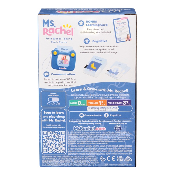 Ms. Rachel First Words Talking Flashcards, , large