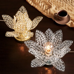 Crystal Lotus Lamp, , large