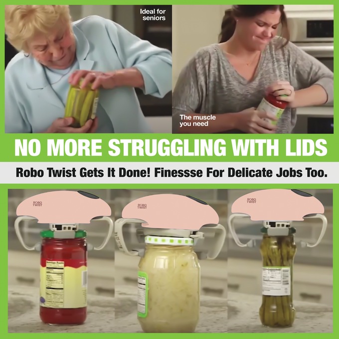 Robo Twist Jar Opener, Pink, large