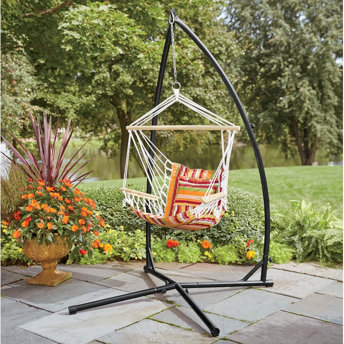 Pumpkin hammock with stand top