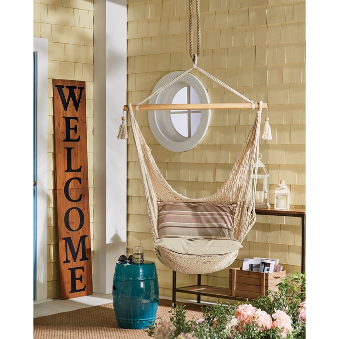 Hand-Knit Hammock Chair, , large