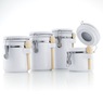 4-Piece Canister Set with Spoon, , large