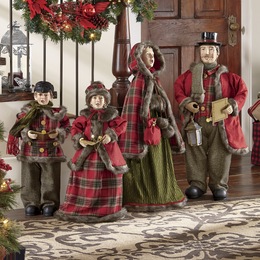 Victorian Christmas Carolers, Set of 4, , large