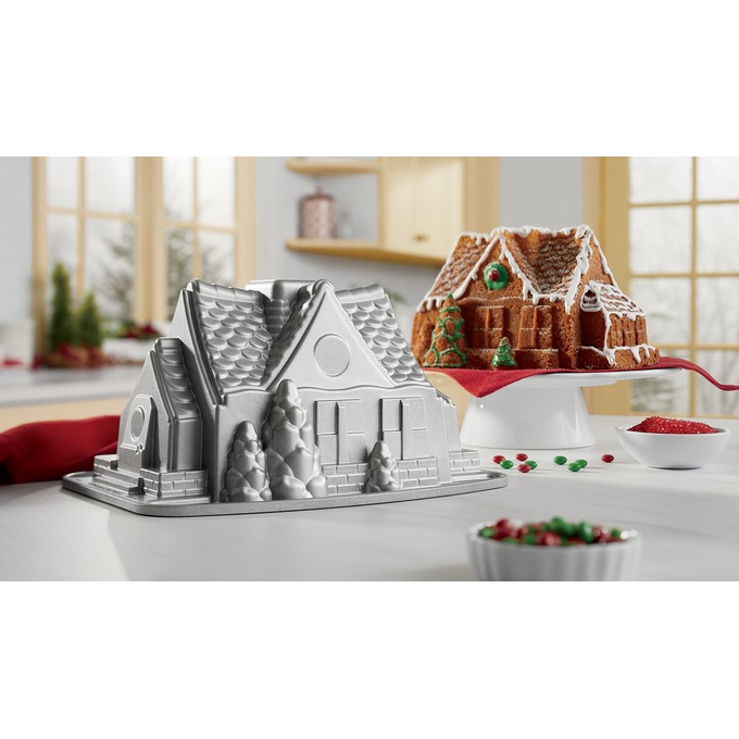 Nordic Ware Gingerbread House Bundt Pan : Target