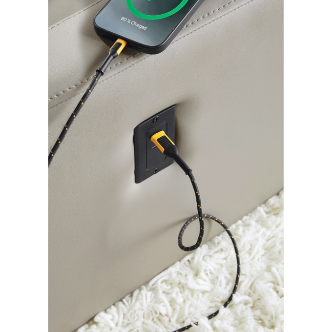 Youth Recliner with USB Ports, , large