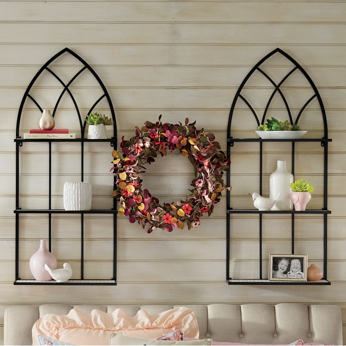 Arched Window Wall Shelf Country Door