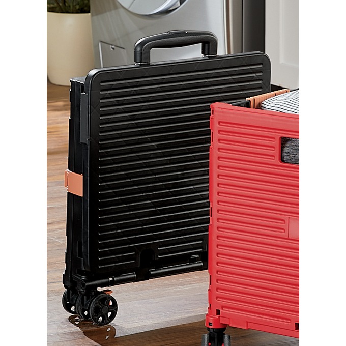 Foldable Utility Cart with Spinner Wheels, , large