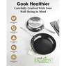 Gotham Steel Hard Anodized 2-Piece Fry Pan Set, , large