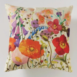 Floral Garden Accent Pillow, , large