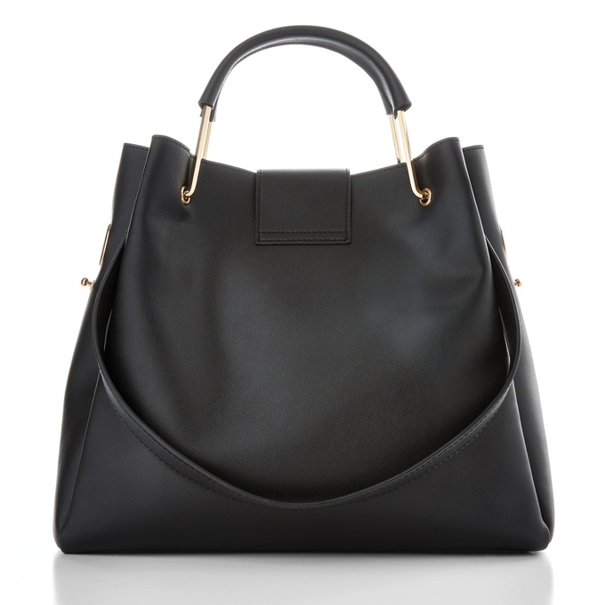 Cilia 3-Piece Faux-Leather Satchel, Crossbody & Clutch Purse Set with Adjustable Strap for Women, , large