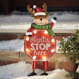 Santa Stop Here D&eacute;cor, , large