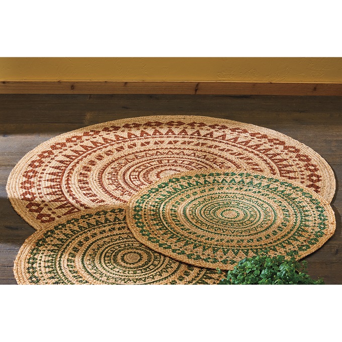 Sasha Jute Rug, Orange Fuchsia, large