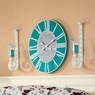 Distressed Oval Clock, , large