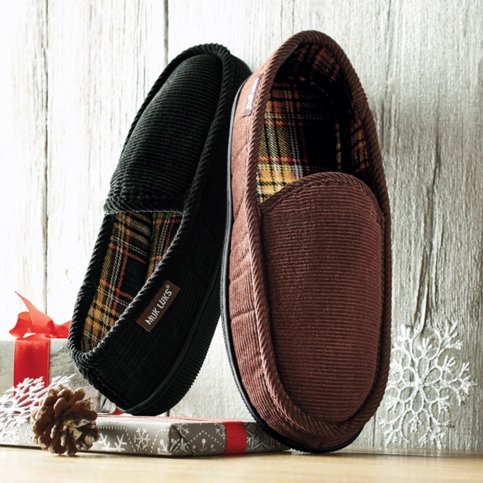 MUK LUKS Men's Corduroy Slipper, , large