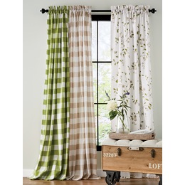 Curtains Drapes Sets Living Room Bedroom Kitchen Country Door