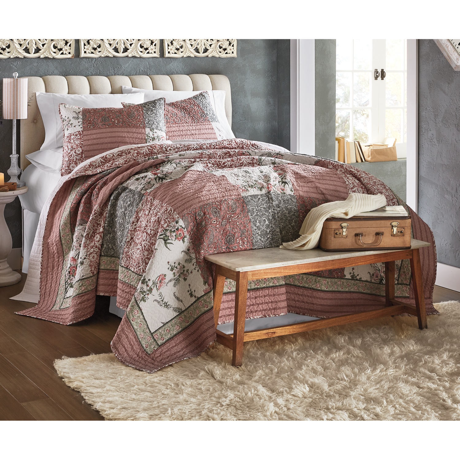 Adele Oversized Quilt and Sham Country Door