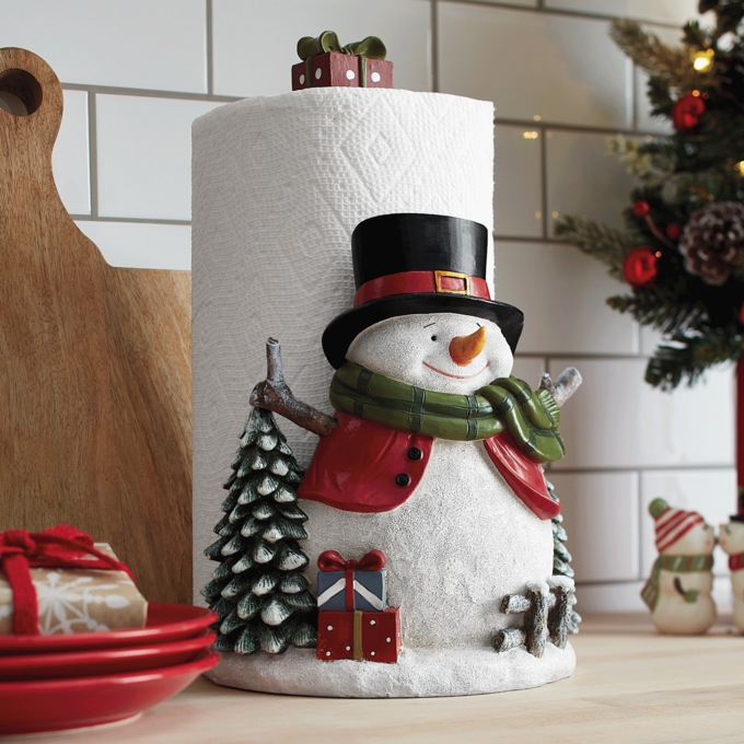 Country style paper towel discount holder