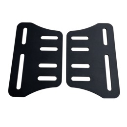 Heavy-Duty Headboard Modification Plates - Set of 2, , large
