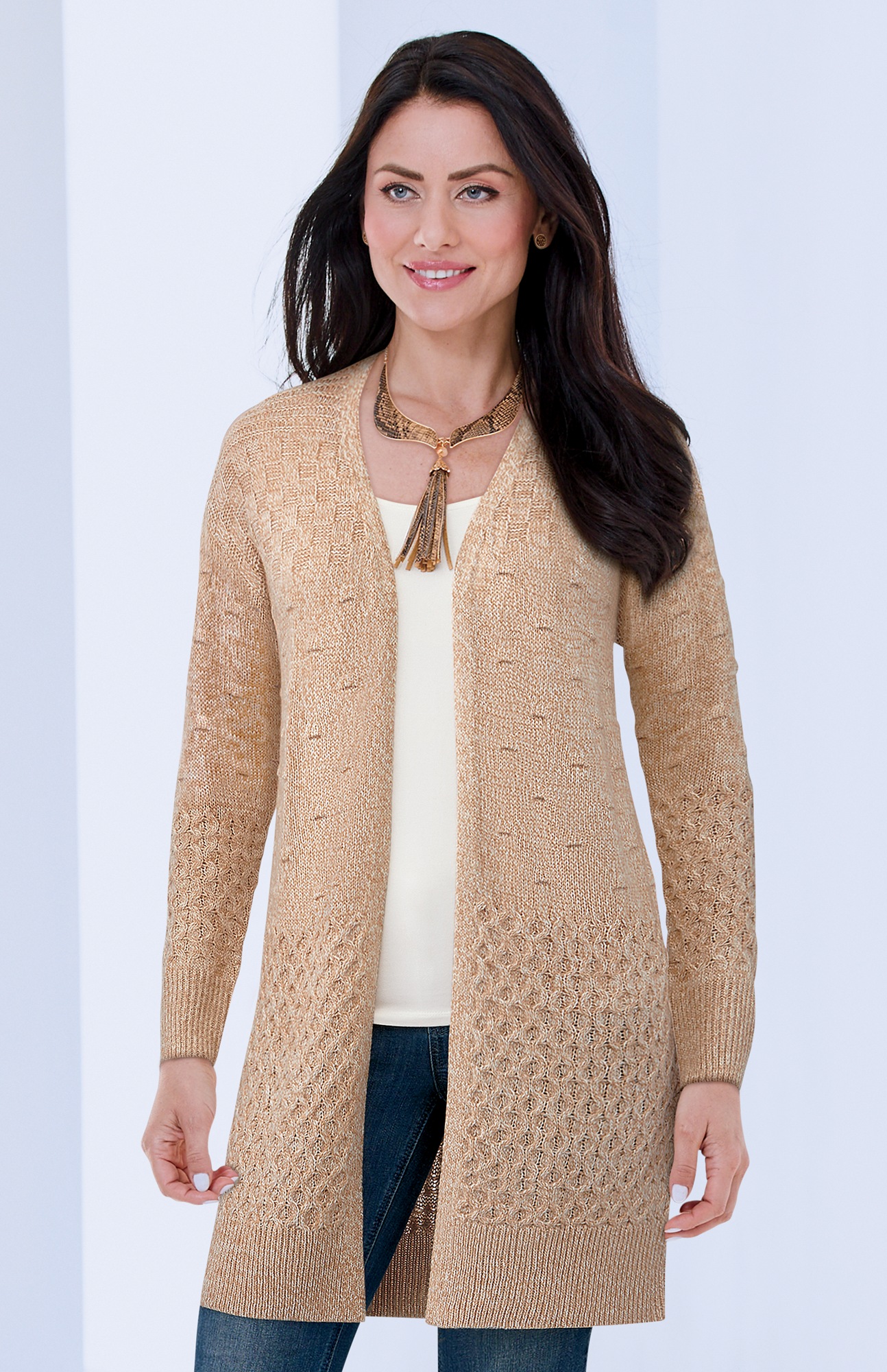 Mix Stitch Cardigan | Country Door
