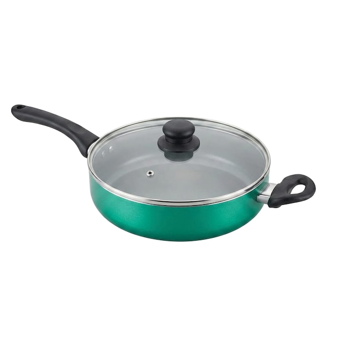 20-Piece Ceramic Metallic Cookware Set, Jade, large