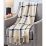 Windowpane Plaid Throw, , large