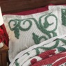 Poinsettia Chenille Sham, , large