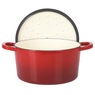 Crock Pot Artisan 6-qt. Enameled Cast Iron Dutch Oven with Lid, Gradient Red, large