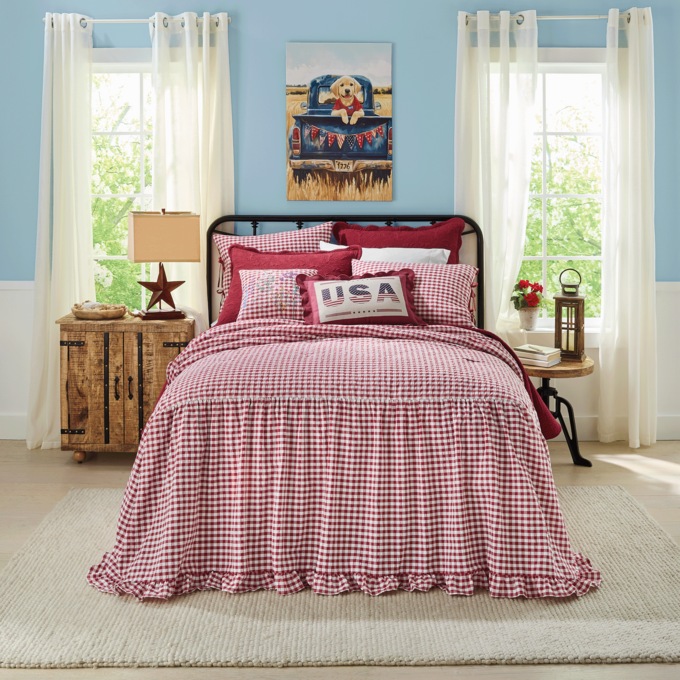 Americana Dog in Truck Wall Art, , large