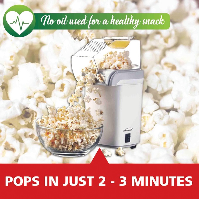 Brentwood 8-Cup Hot Air Popcorn Maker, , large