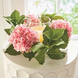 Hydrangea Candle Ring and Candleholder, , large