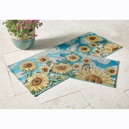 Sunny Day Indoor/Outdoor Mat and Runner, , large