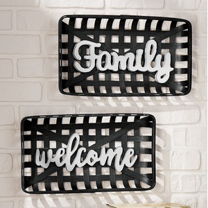 Tobacco Basket Wall Decor Country Door