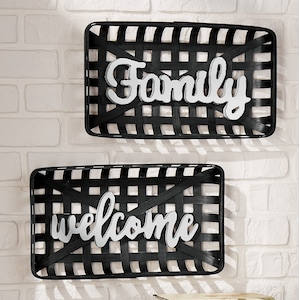 Tobacco Basket Wall Decor - Buy Both and Save, , large